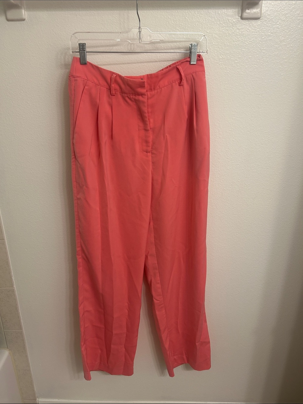 Z Supply High Waist Wide Leg Pants - Petal Pink